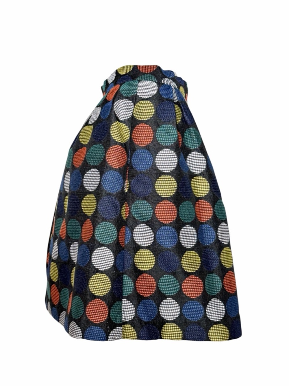 Hutch Anthropologie Polka Dot Jacquard Skirt A-Line Pleated Multicolor Size 4P - Picture 4 of 9